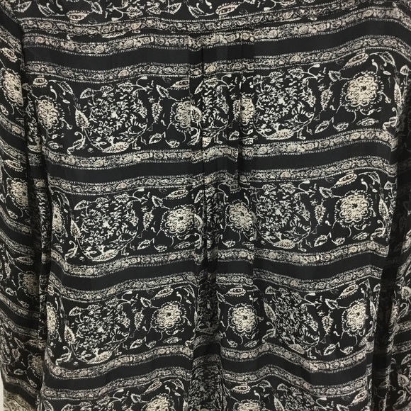 Joie Auberon C Silk Blouse with Tassels in Caviar. - Picture 9 of 12